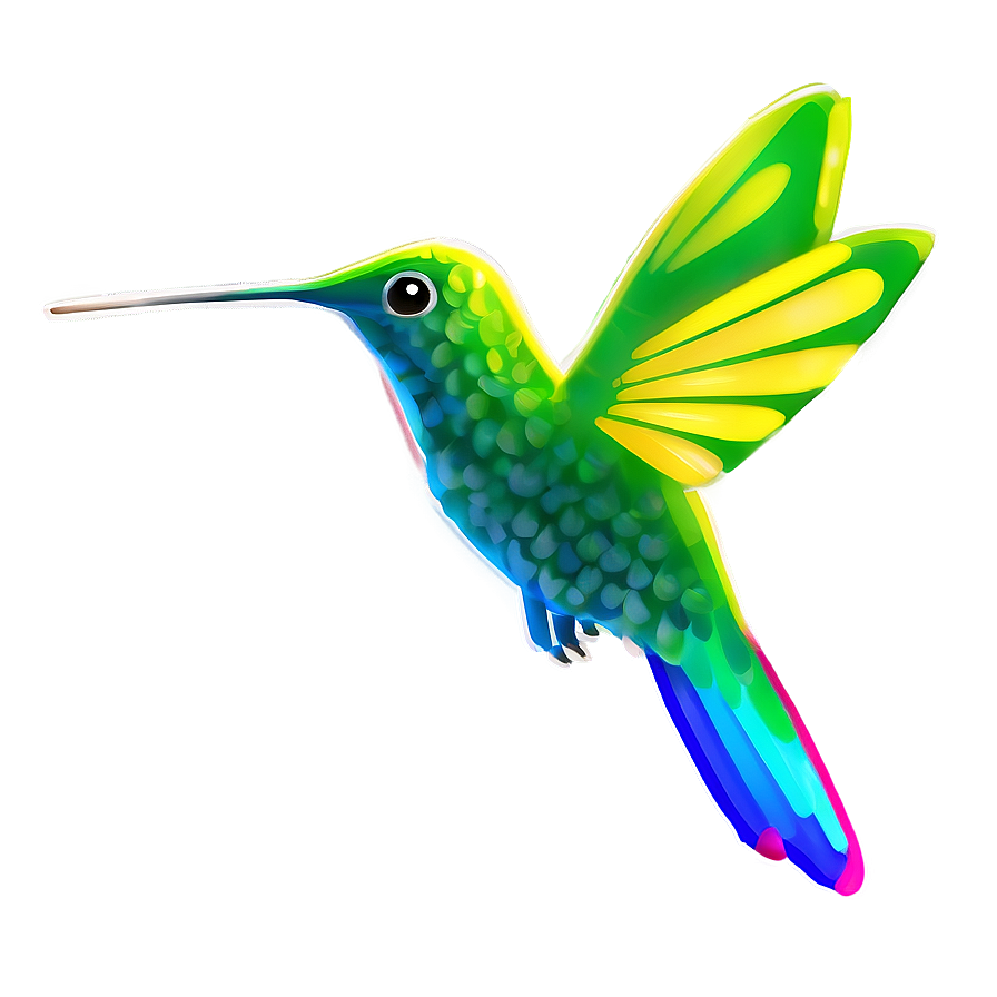 Download Colorful Hummingbird Png 51 | Wallpapers.com