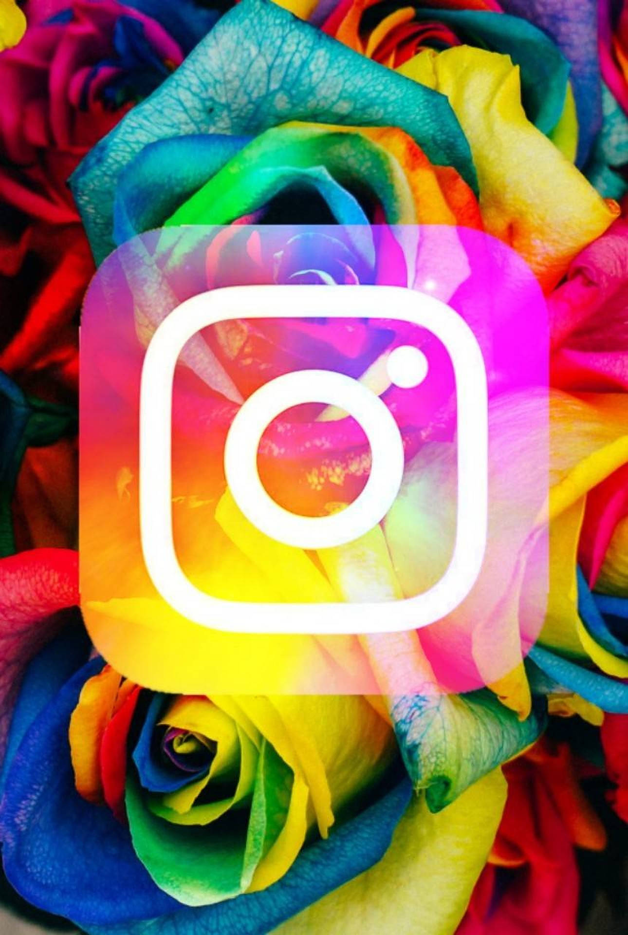 Colorful Instagram Icon Wallpaper