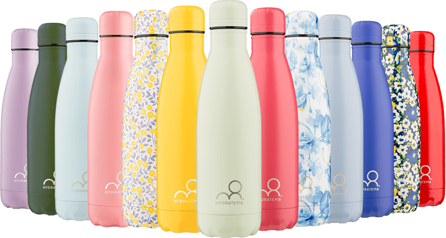 Colorful Insulated Water Bottles PNG