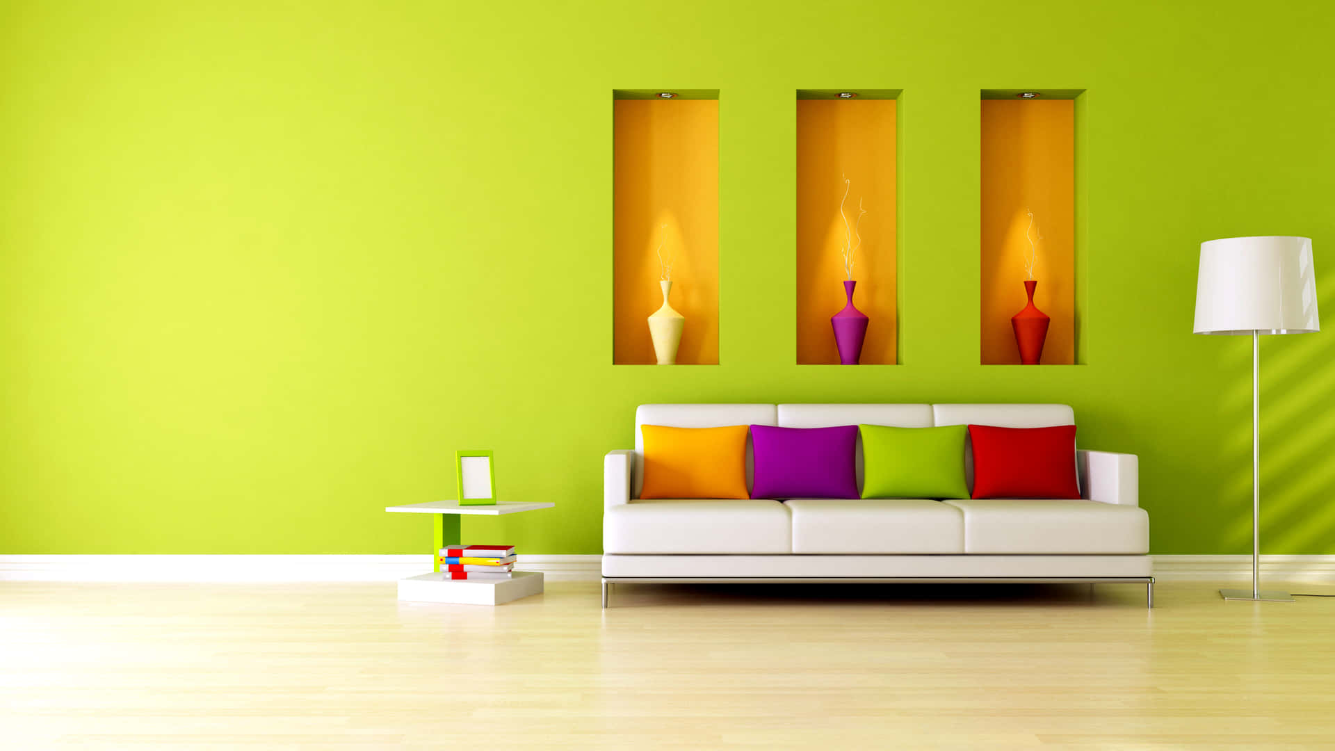 Colorful Interior Design Wallpaper
