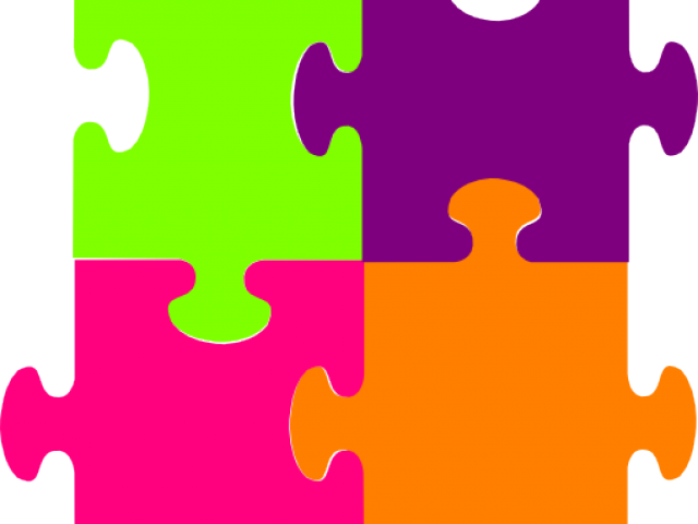 Download Colorful Interlocking Puzzle Pieces | Wallpapers.com