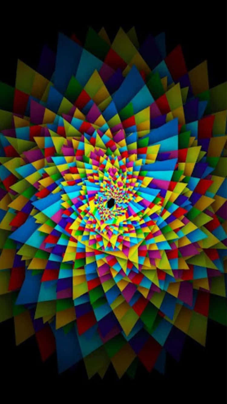 Colorful_ Kaleidoscope_ Pattern_ Trippy_i Phone6_ Wallpaper Wallpaper