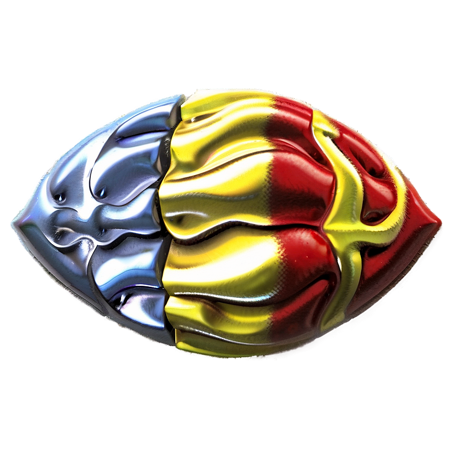 Colorful Kiss Mask Sculpture PNG