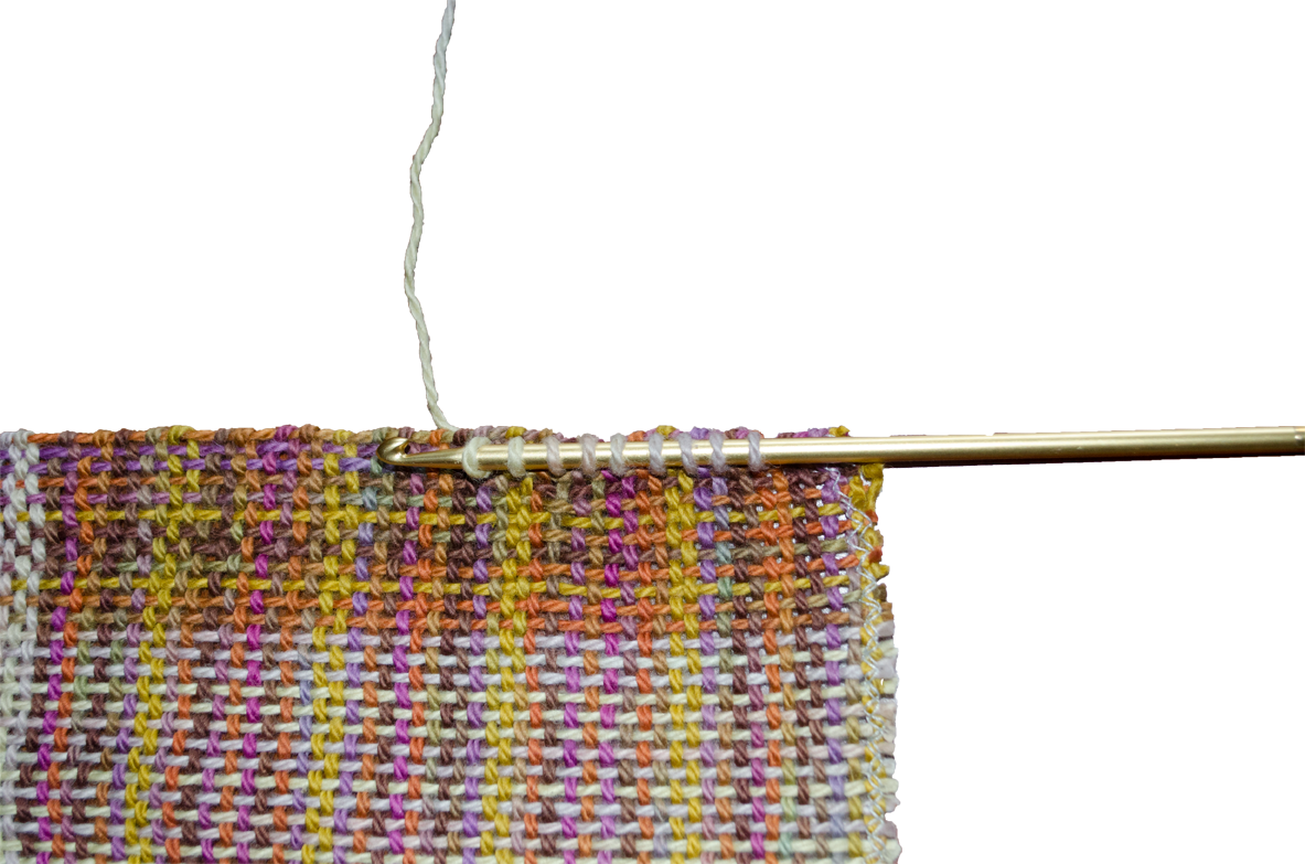 Colorful Knitting Project In Progress PNG