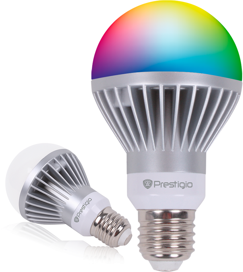 Colorful L E D Light Bulbs Prestigio PNG