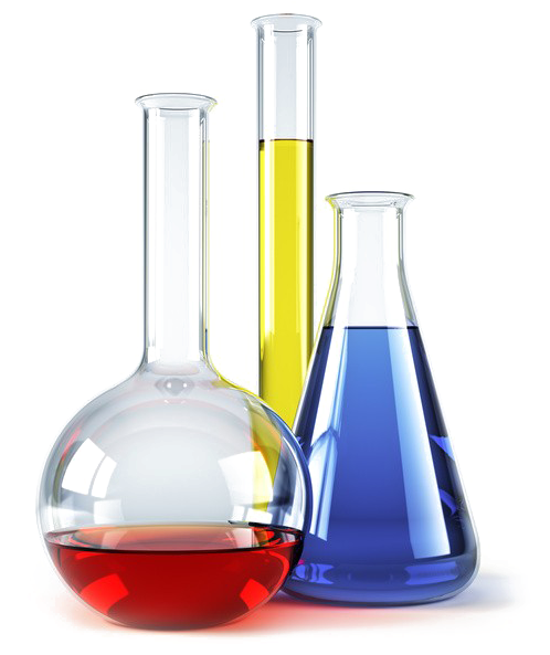 Colorful Laboratory Glassware PNG