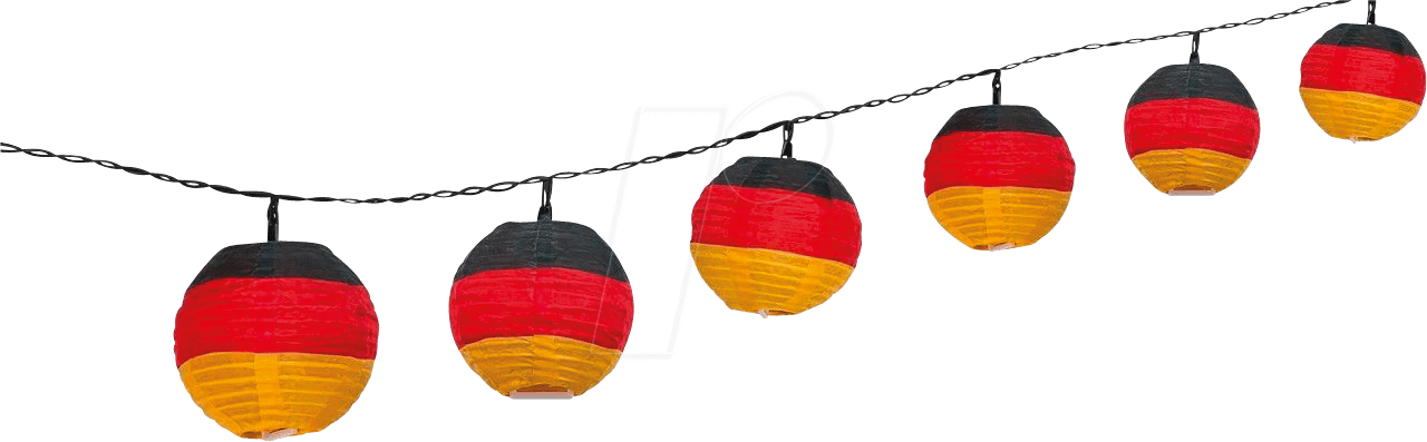 Colorful Lantern String Lights PNG