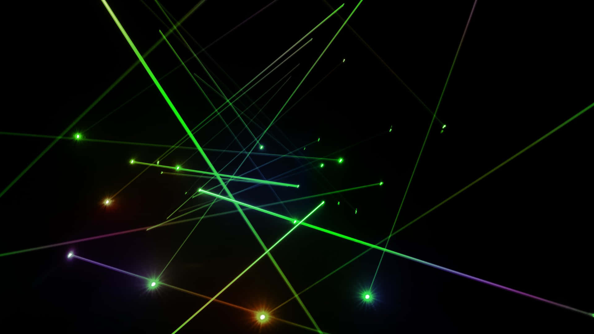 Colorful Laser Light Show Display Wallpaper