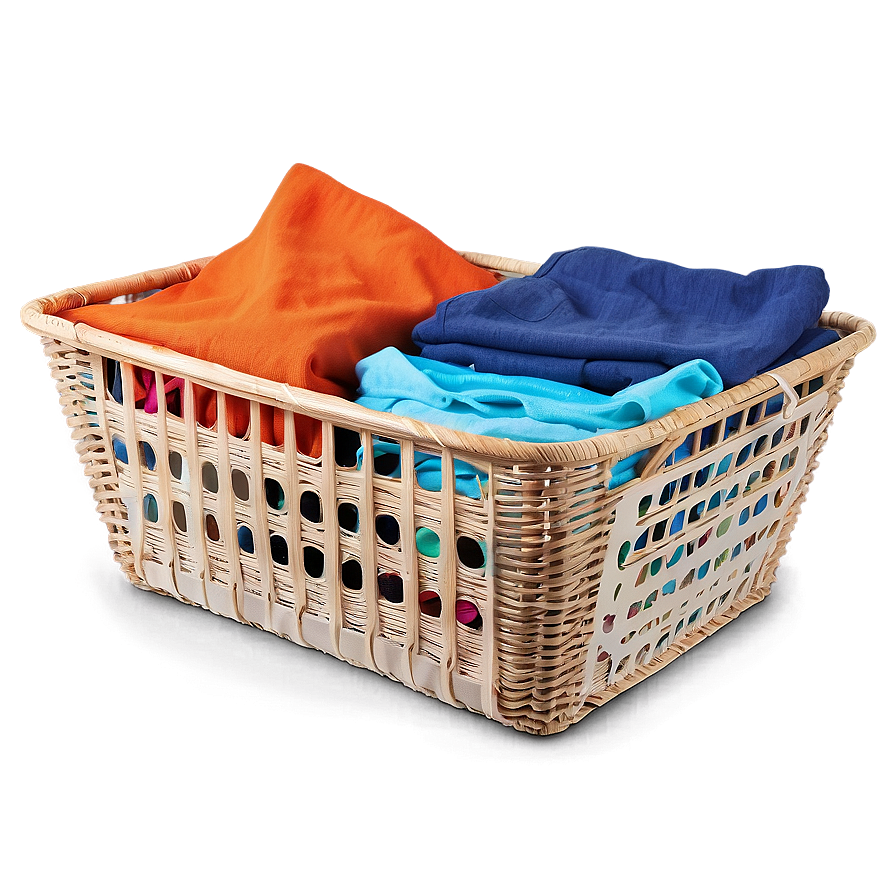 Colorful Laundry Basket For College Png Tvf PNG