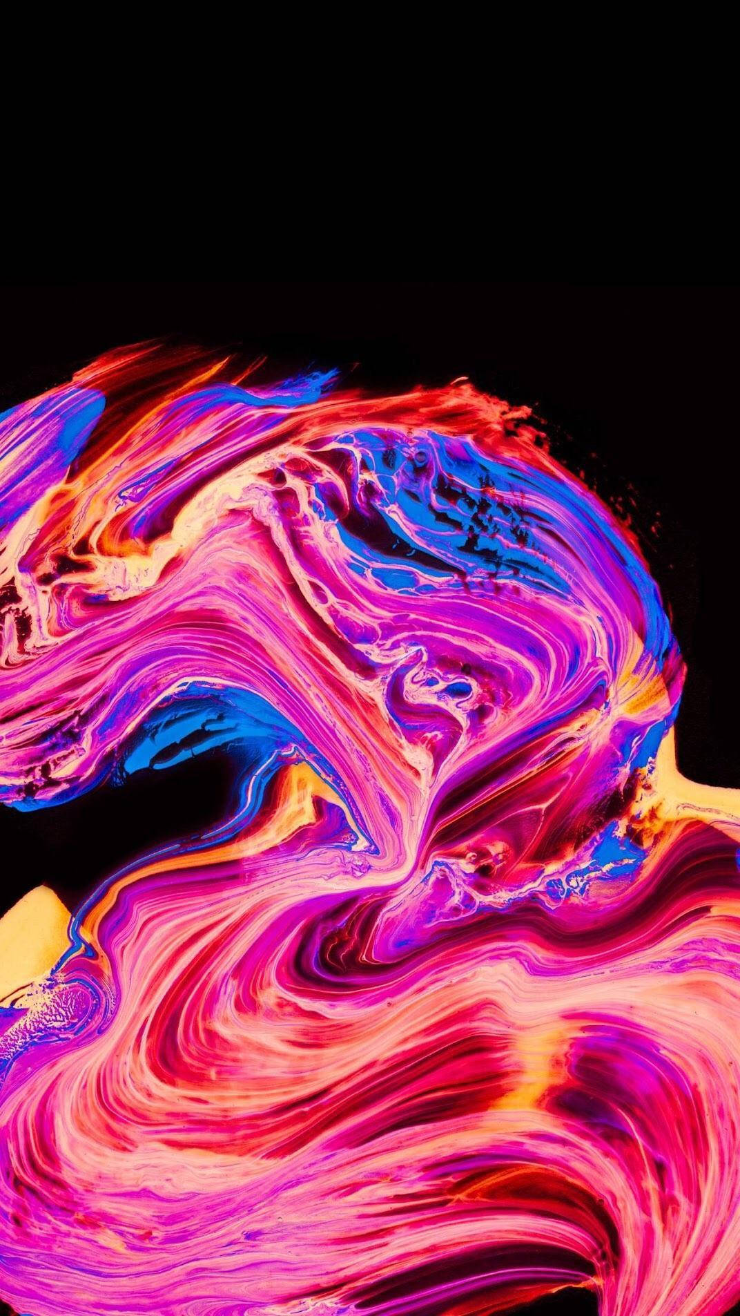 Colorful Lava Iphone X Amoled Wallpaper