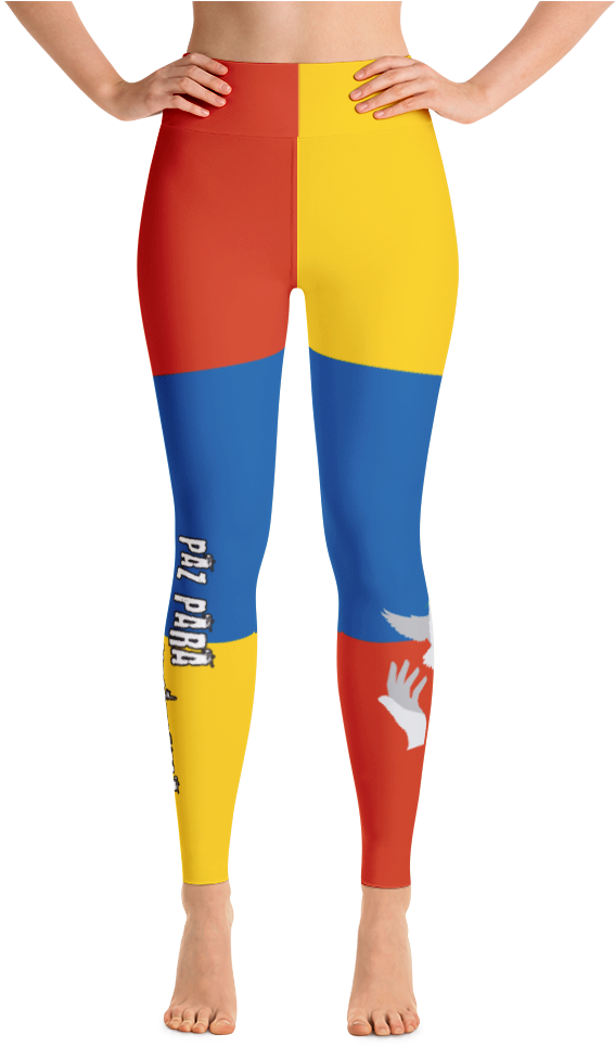 Colorful Leggings Product Showcase PNG