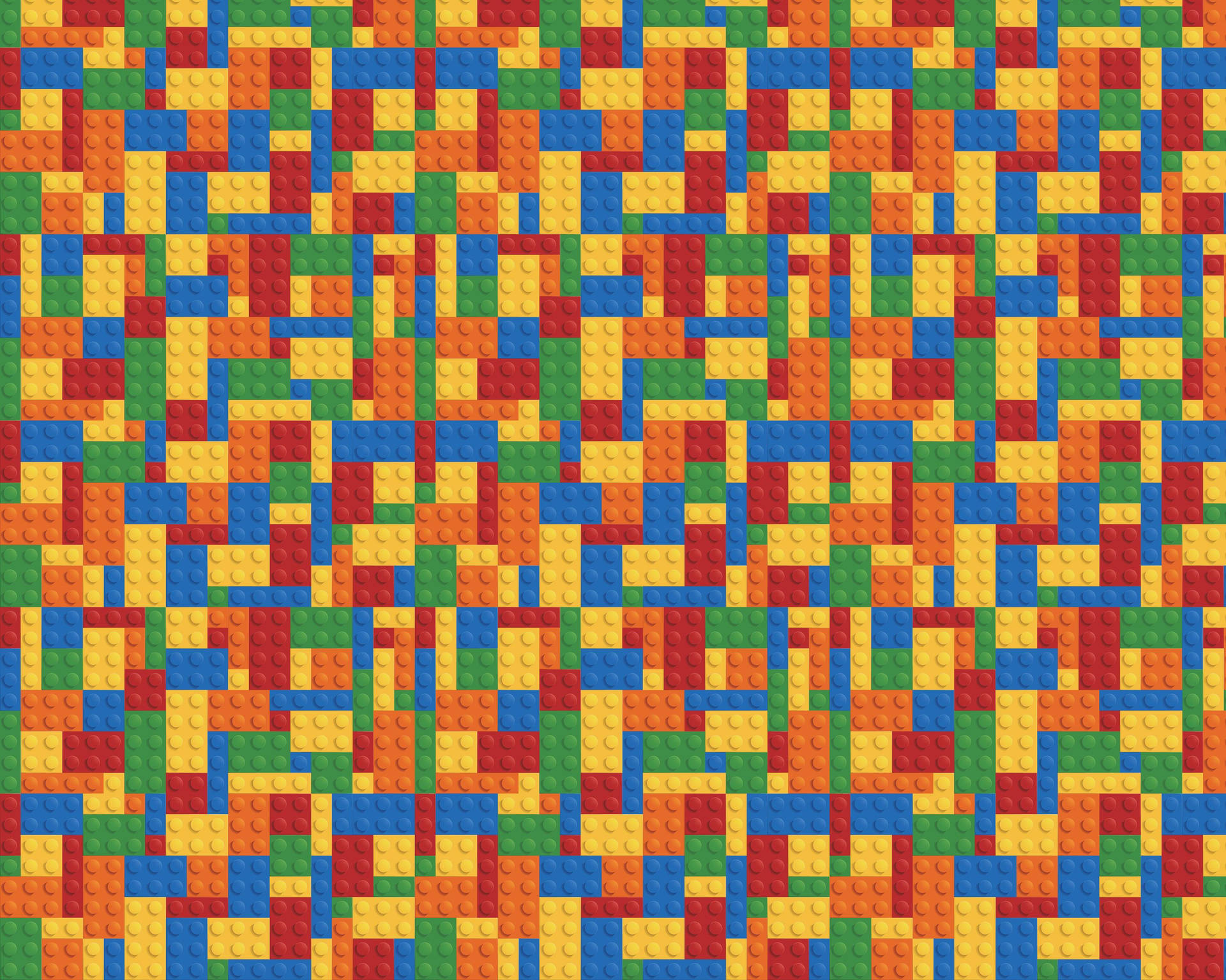 Colorful Lego Brick Pattern SVG