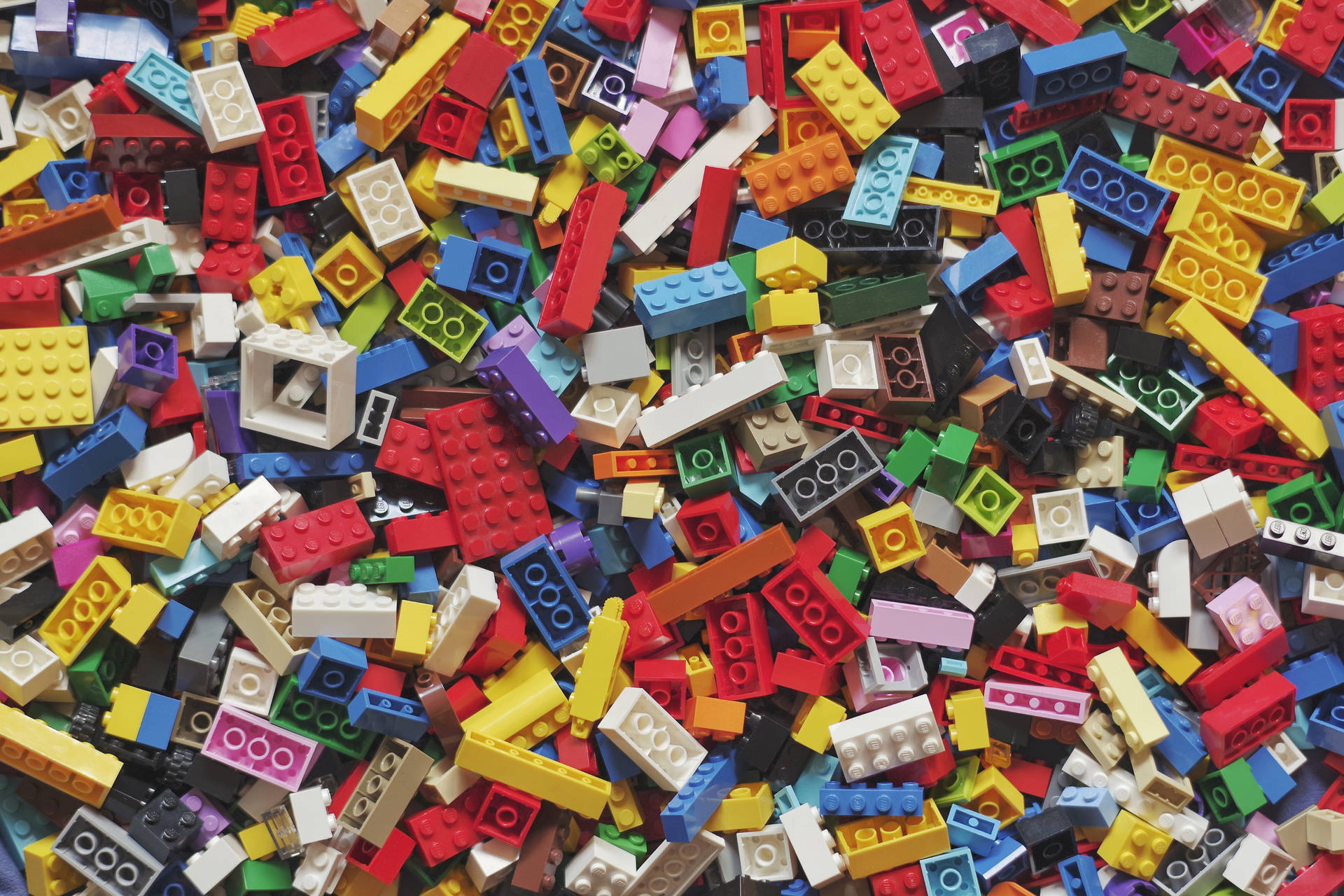 Colorful Lego Bricks Collection SVG