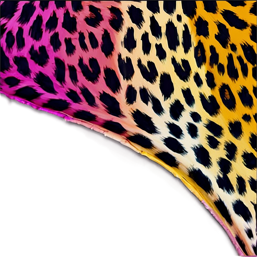 Colorful Leopard Pattern Png Vlq PNG
