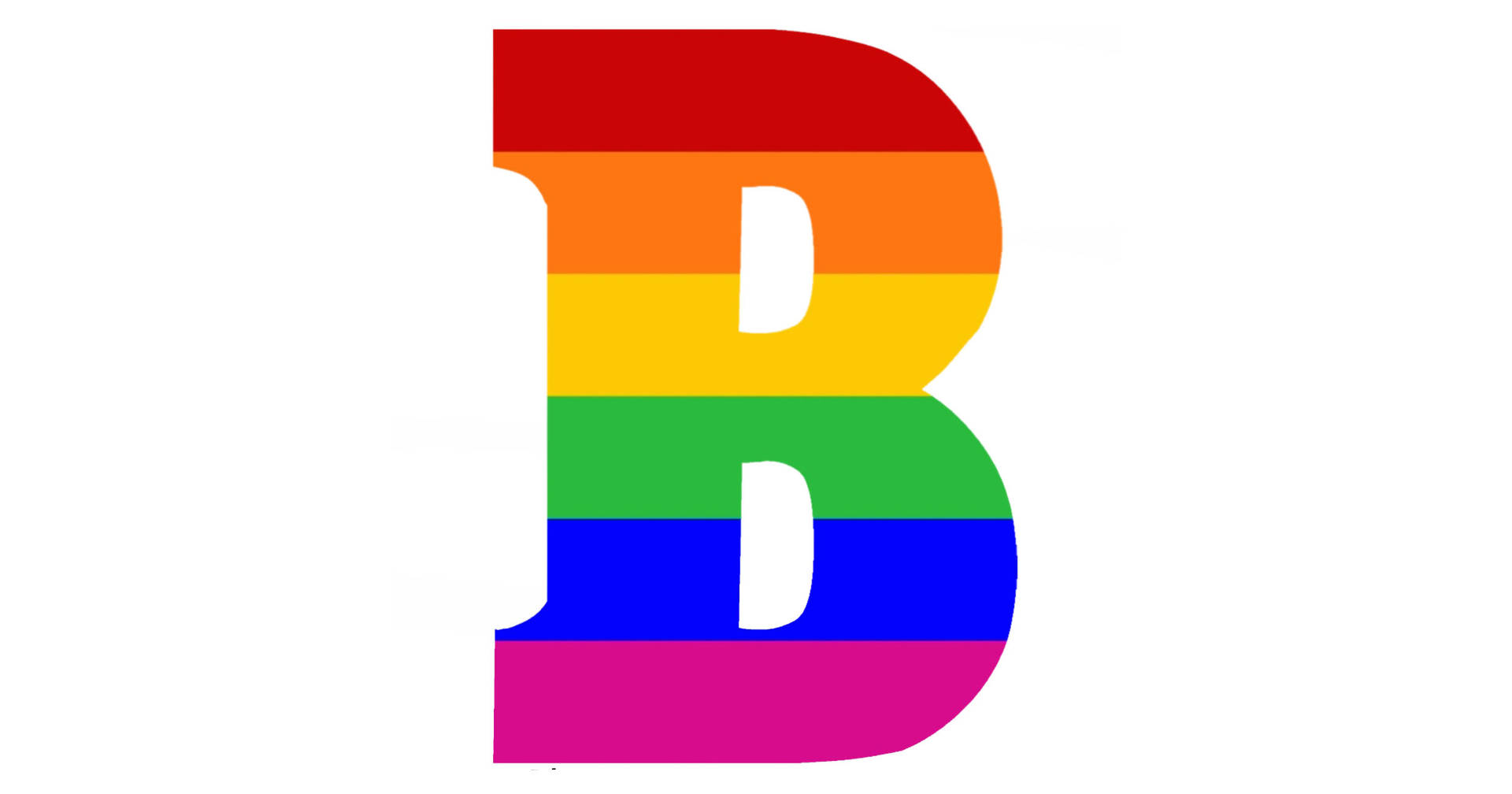 Colorful Letter B