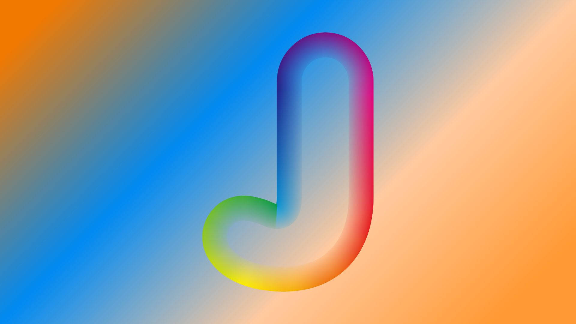 Colorful Letter J