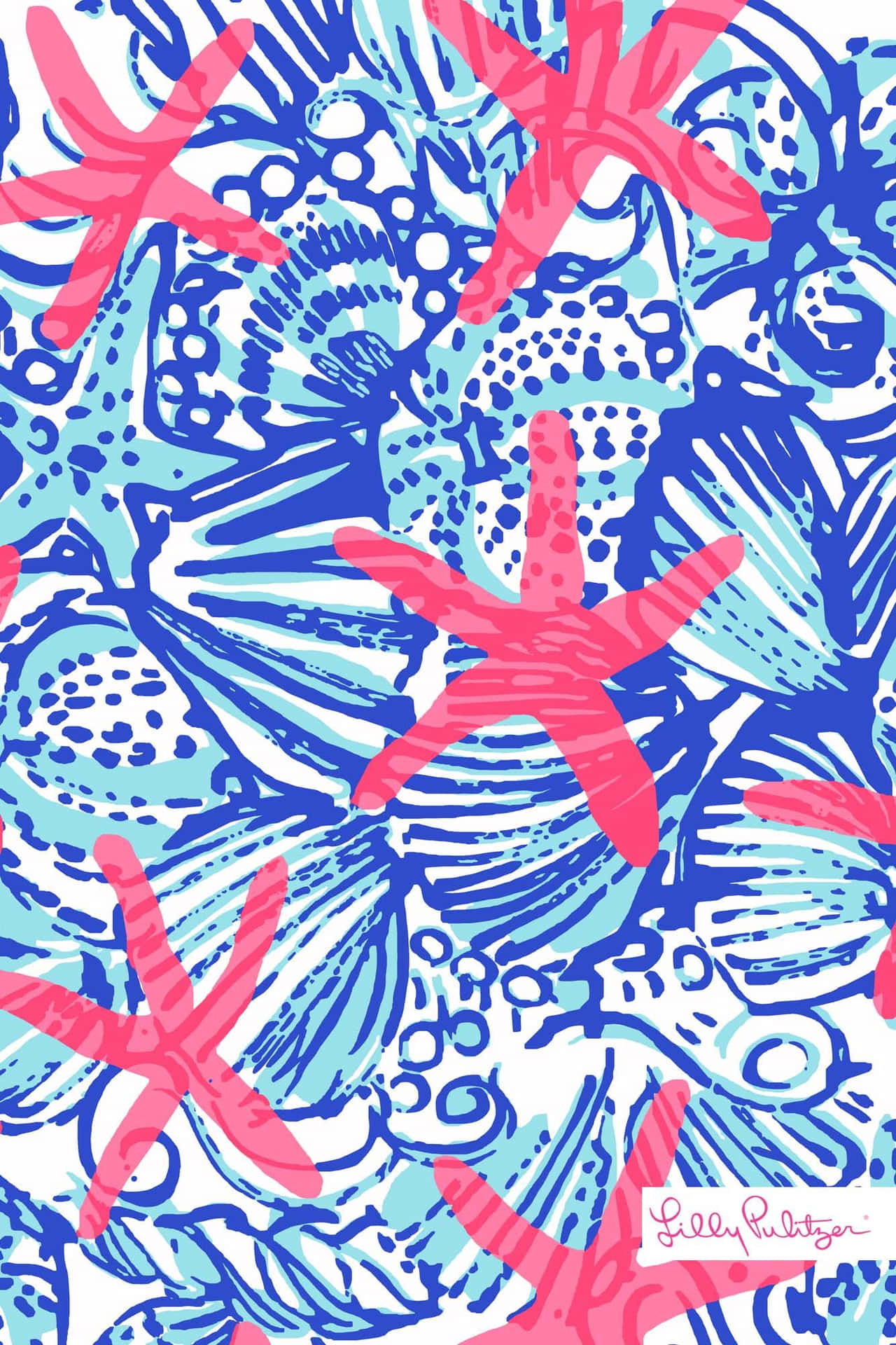 Download Colorful Lilly Pulitzer-inspired Background | Wallpapers.com
