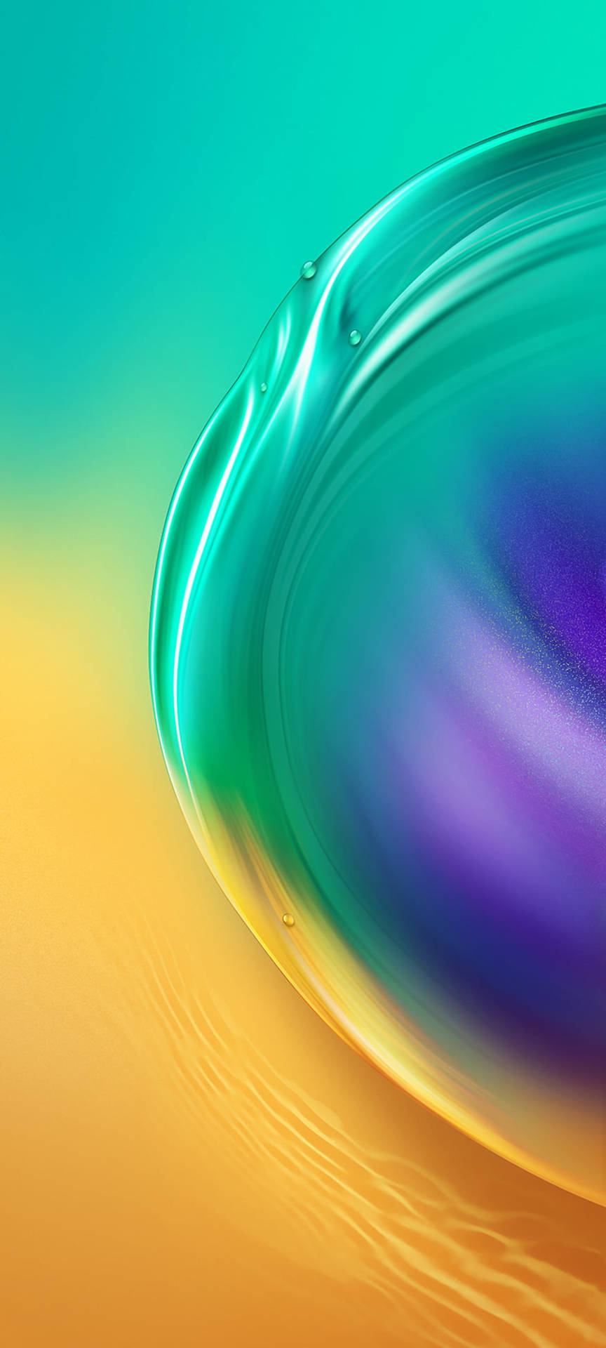 Colorful Liquid Blob On Samsung Full Hd Picture