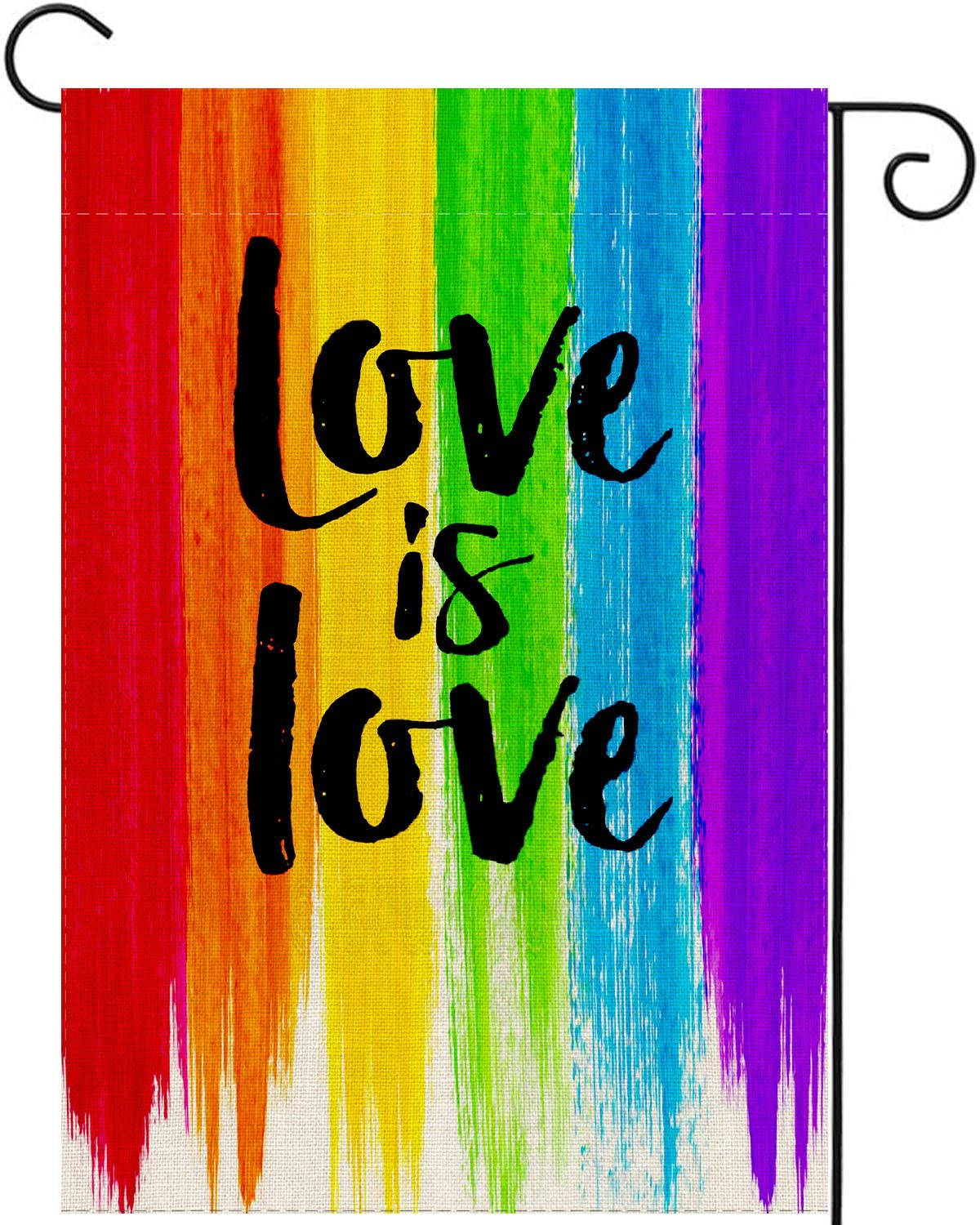 Farverig Kærlighed Er Kærlighedskunst Wallpaper