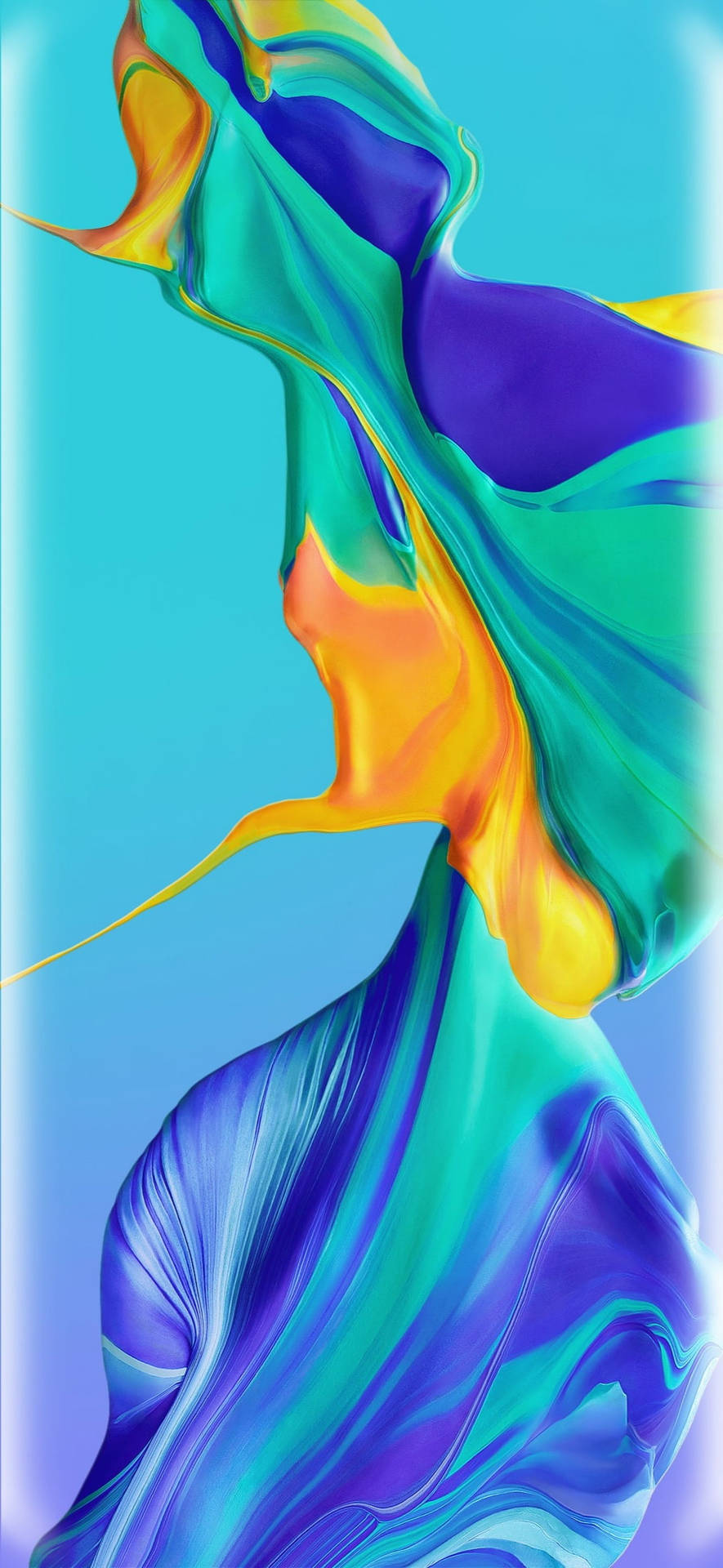 Colorful Marbled Paint On Samsung Full Hd Picture
