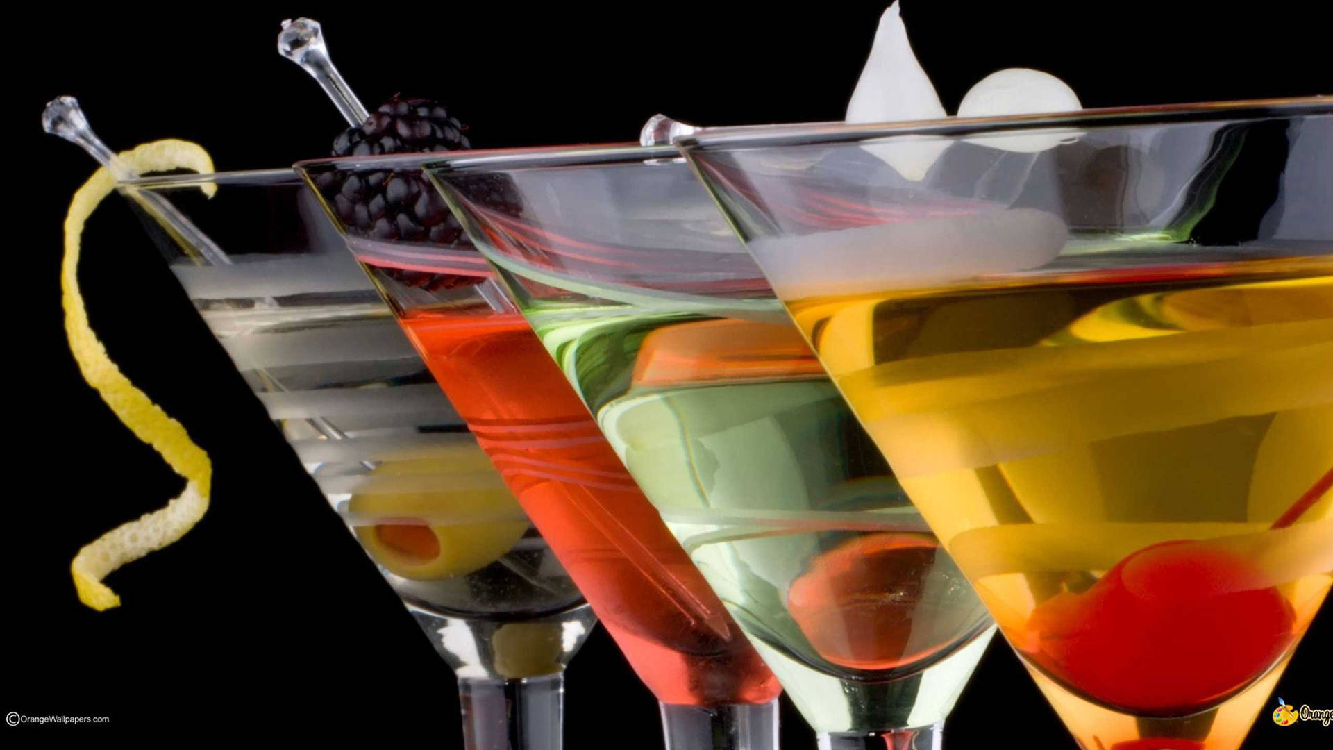 Farverige Margarita Drinks Wallpaper