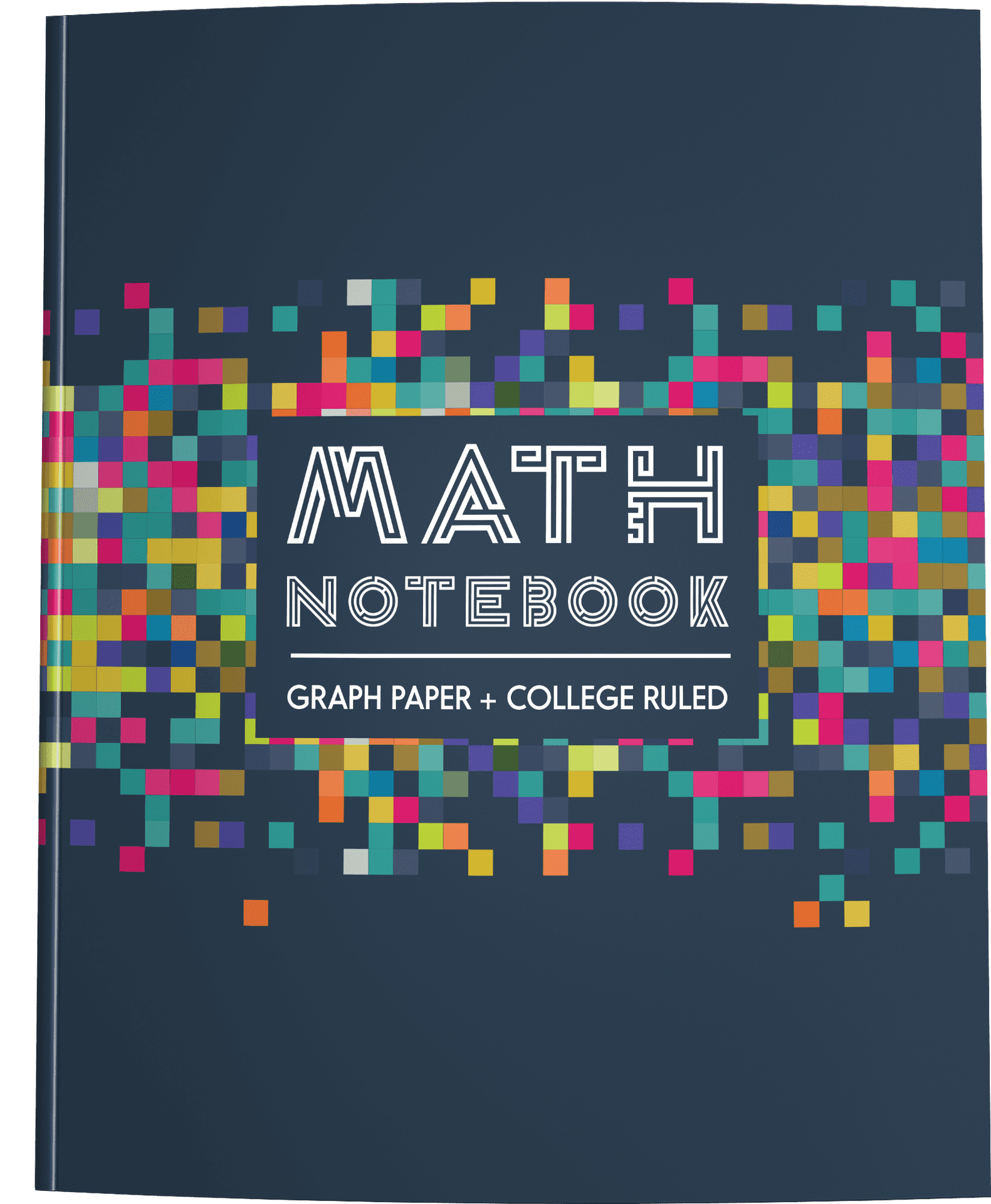 Download Colorful Math Notebook Cover | Wallpapers.com