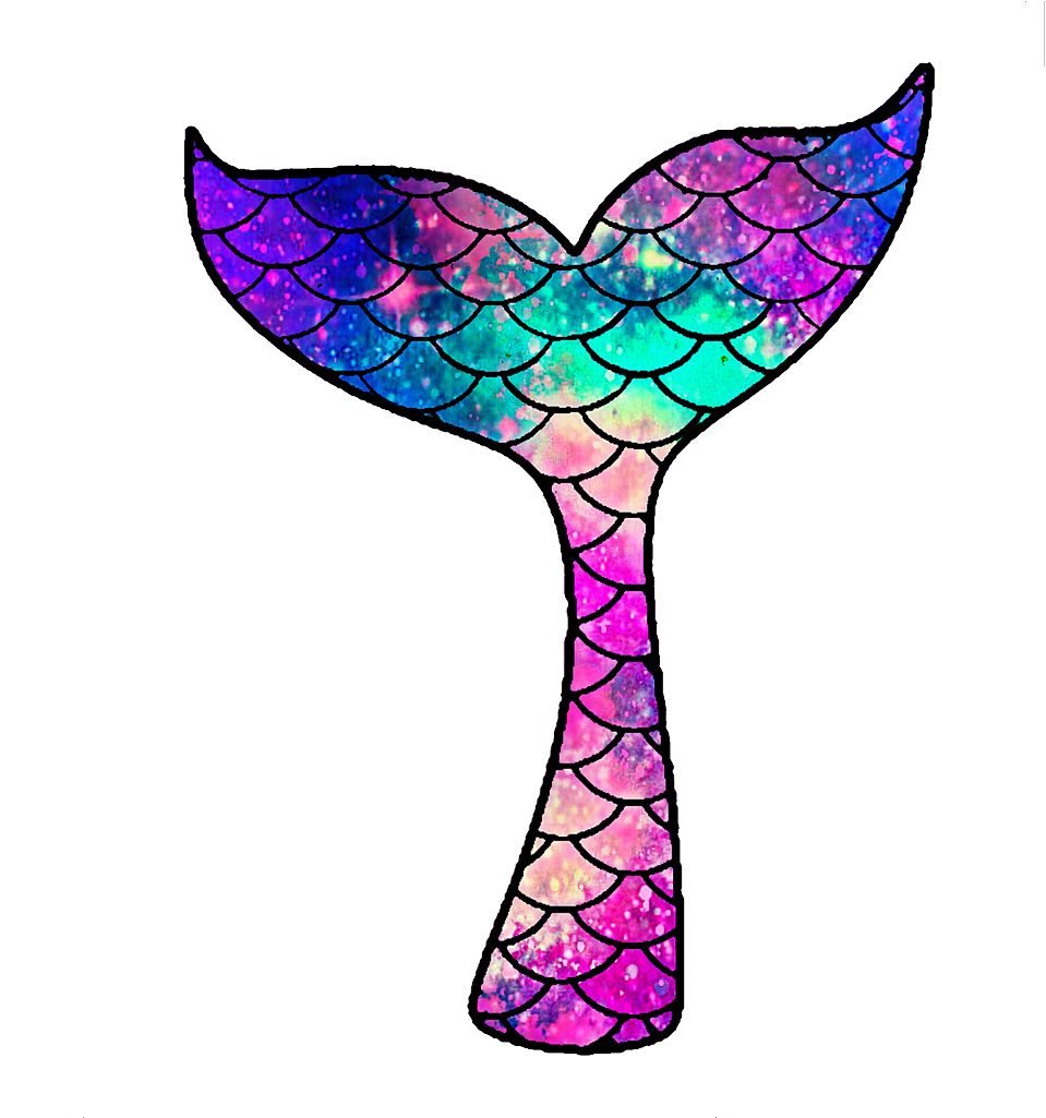 Download Colorful Mermaid Tail Clipart | Wallpapers.com