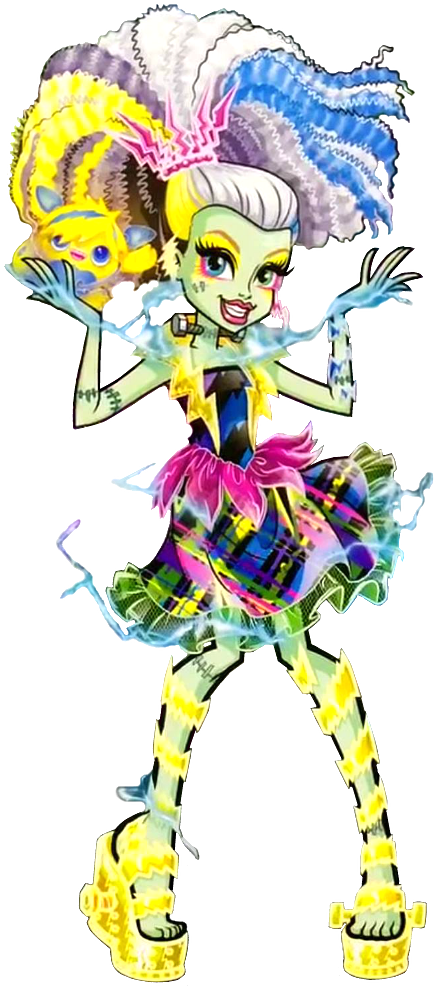 Colorful Monster High Character PNG