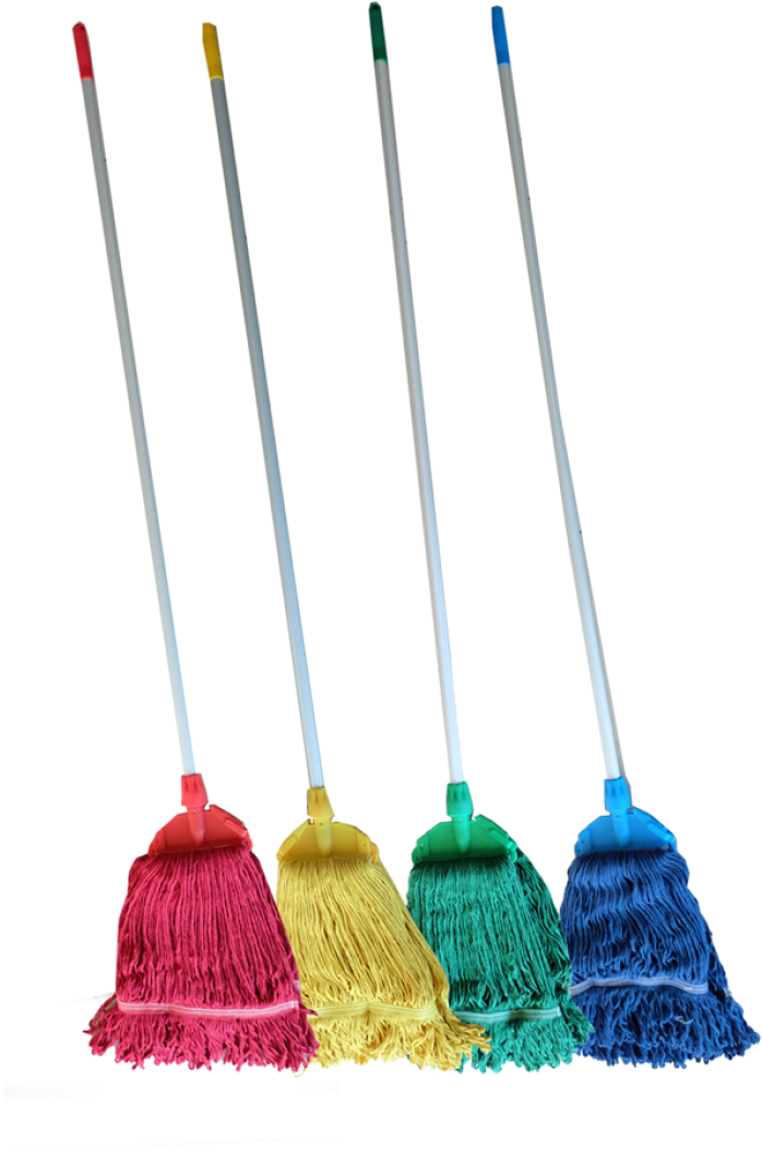 Download Colorful Mops In A Row | Wallpapers.com