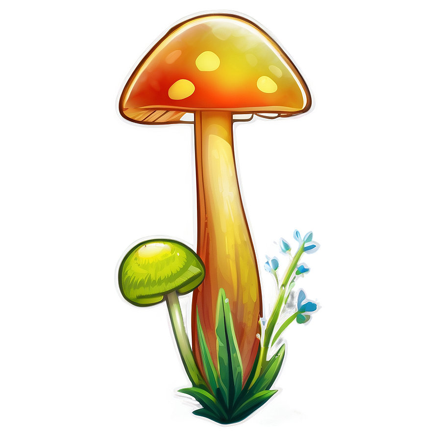 Colorful Mushroom Png 20 PNG