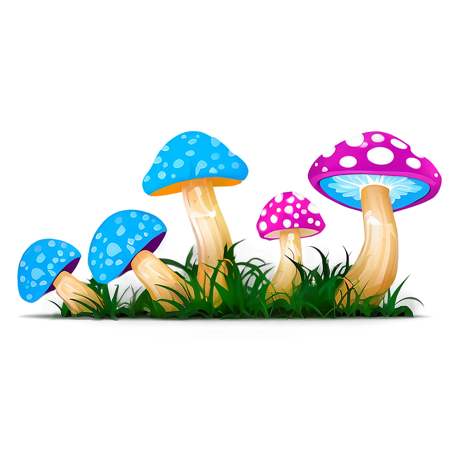 Colorful Mushroom Png 85 PNG