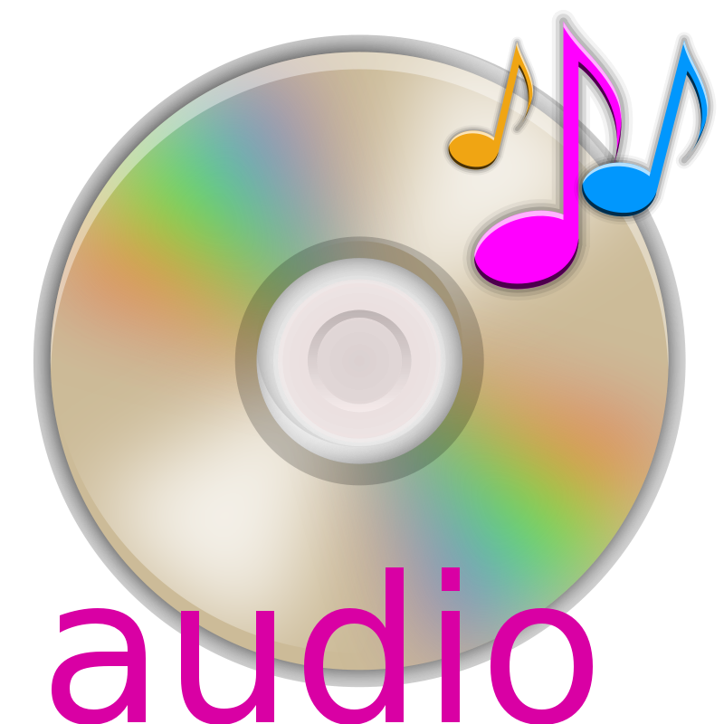 Colorful Music C D Graphic PNG
