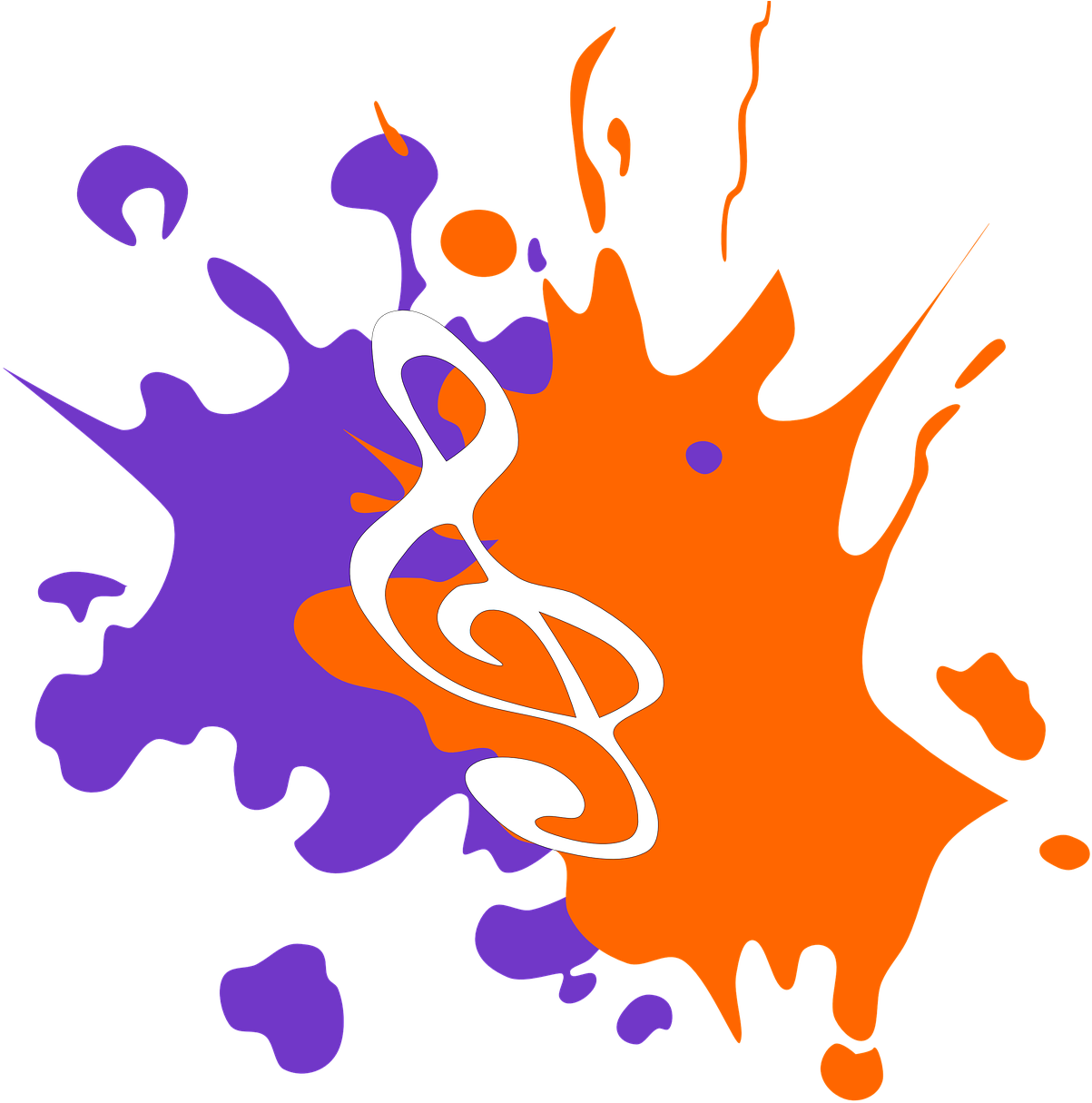 Download Colorful Musical Splash Graphic