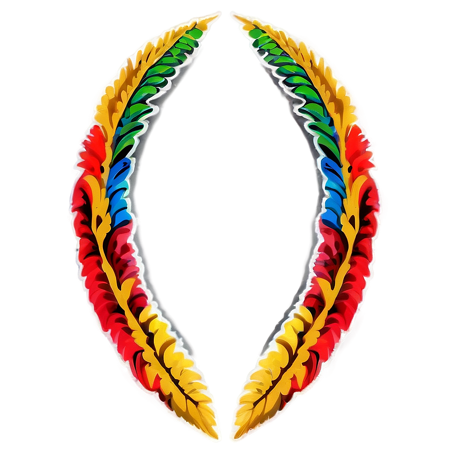 Colorful Neck Tattoo Representations Png Gix8 PNG