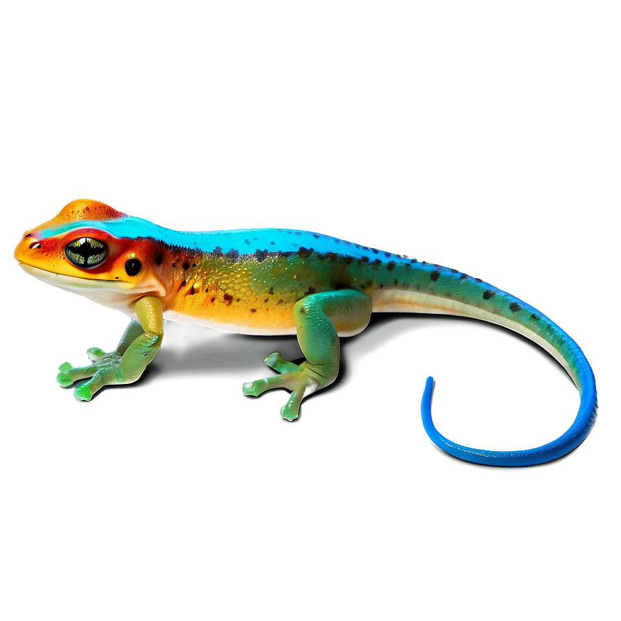 Colorful Newt Art Png 32 PNG