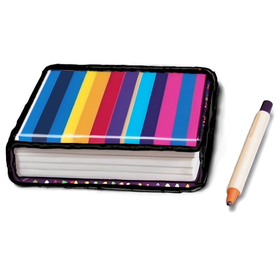 Download Colorful Notebook Png 66 | Wallpapers.com