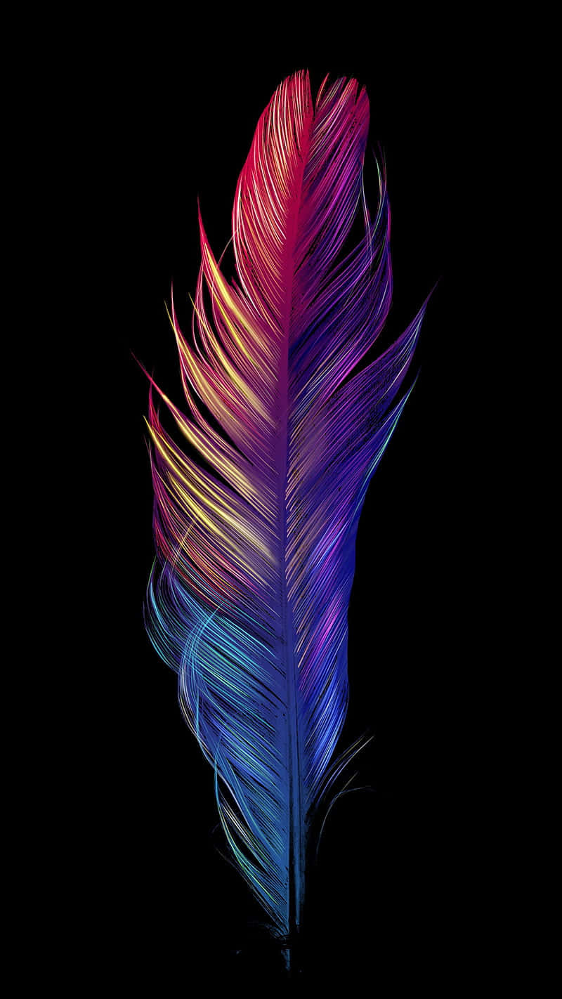 Get Ready to be "Wow-ed" by this Iridescent Colorful Oled Wallpaper Wallpaper
