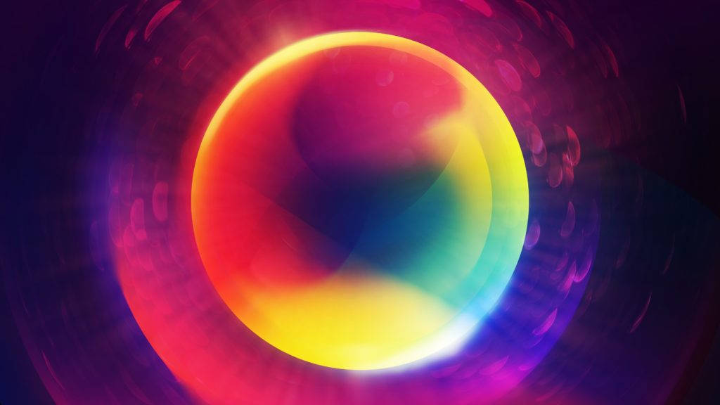 Colorful Orb 4k Desktop