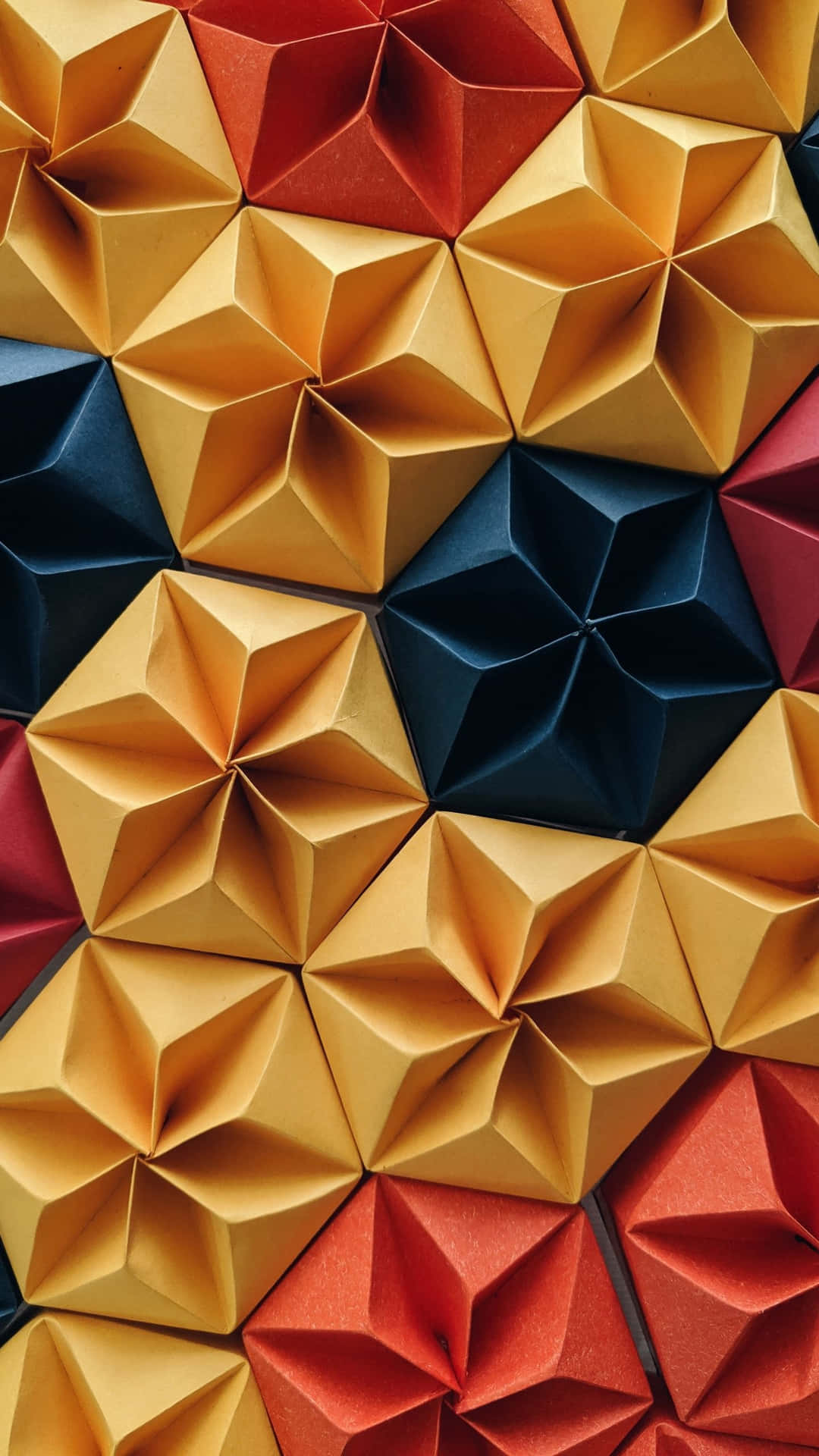 Colorful Origami Paper Art Wallpaper