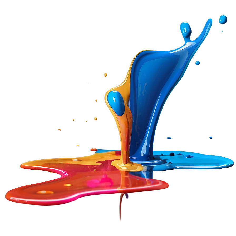 Colorful Paint Splash Png 40 PNG