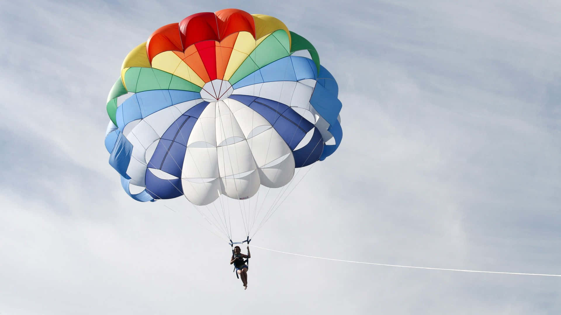 Colorful Parachute Skydiving Picture