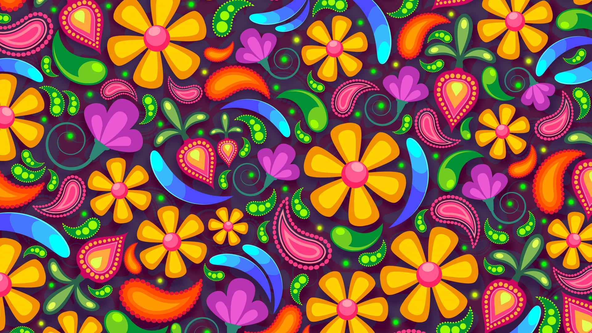 Stand Out with this Colorful Pattern! Wallpaper