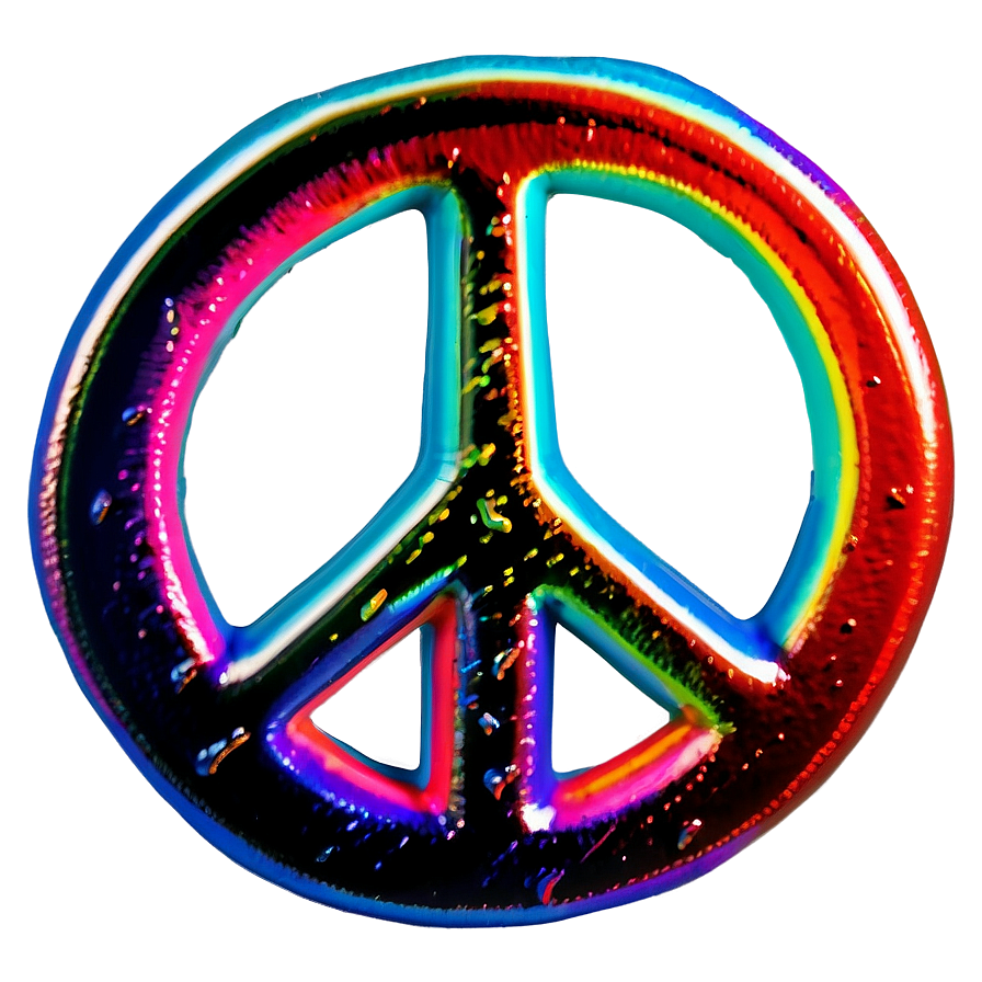 Download Colorful Peace Sign Png 05252024 