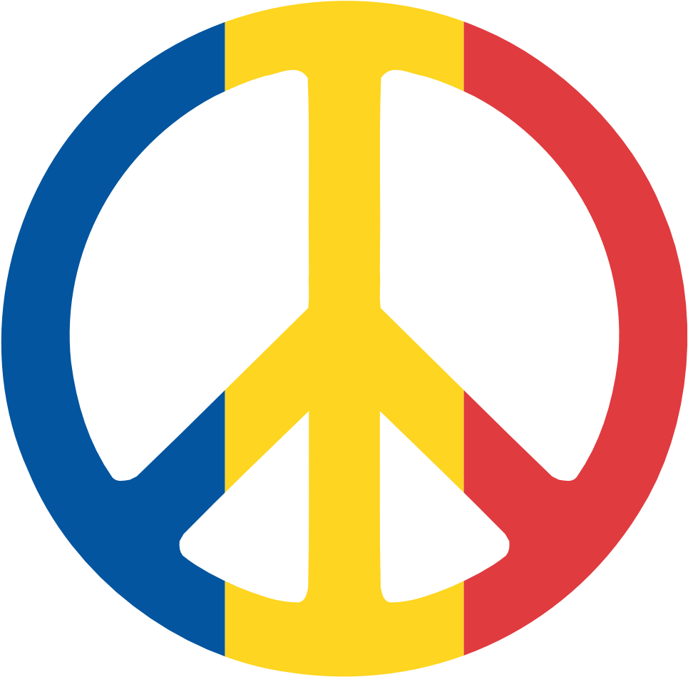 Colorful Peace Symbol PNG