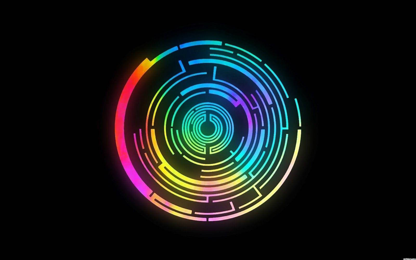 Colorful Pendulum Graphic Logo Wallpaper