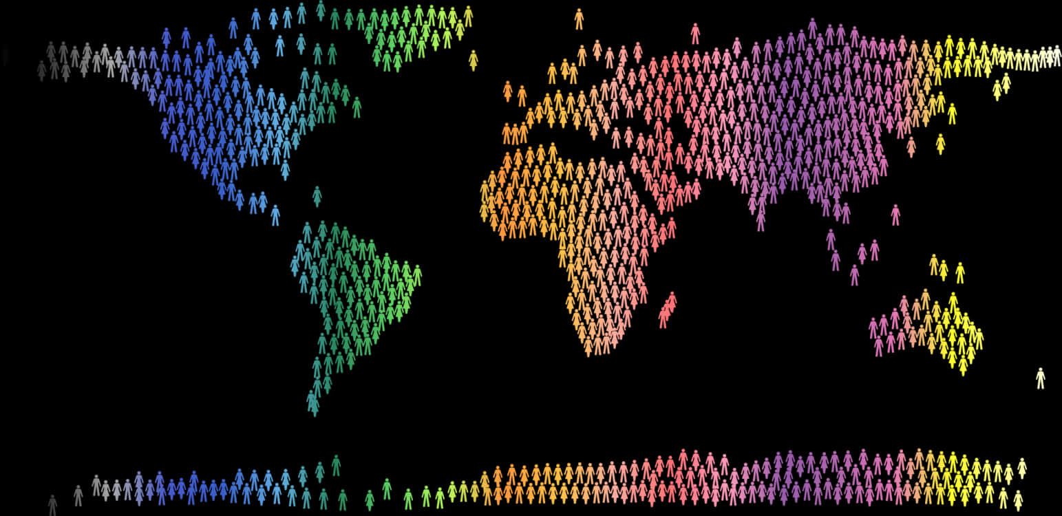 Colorful World Map People Representation.jpg PNG