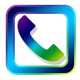 Colorful Phone Icon PNG