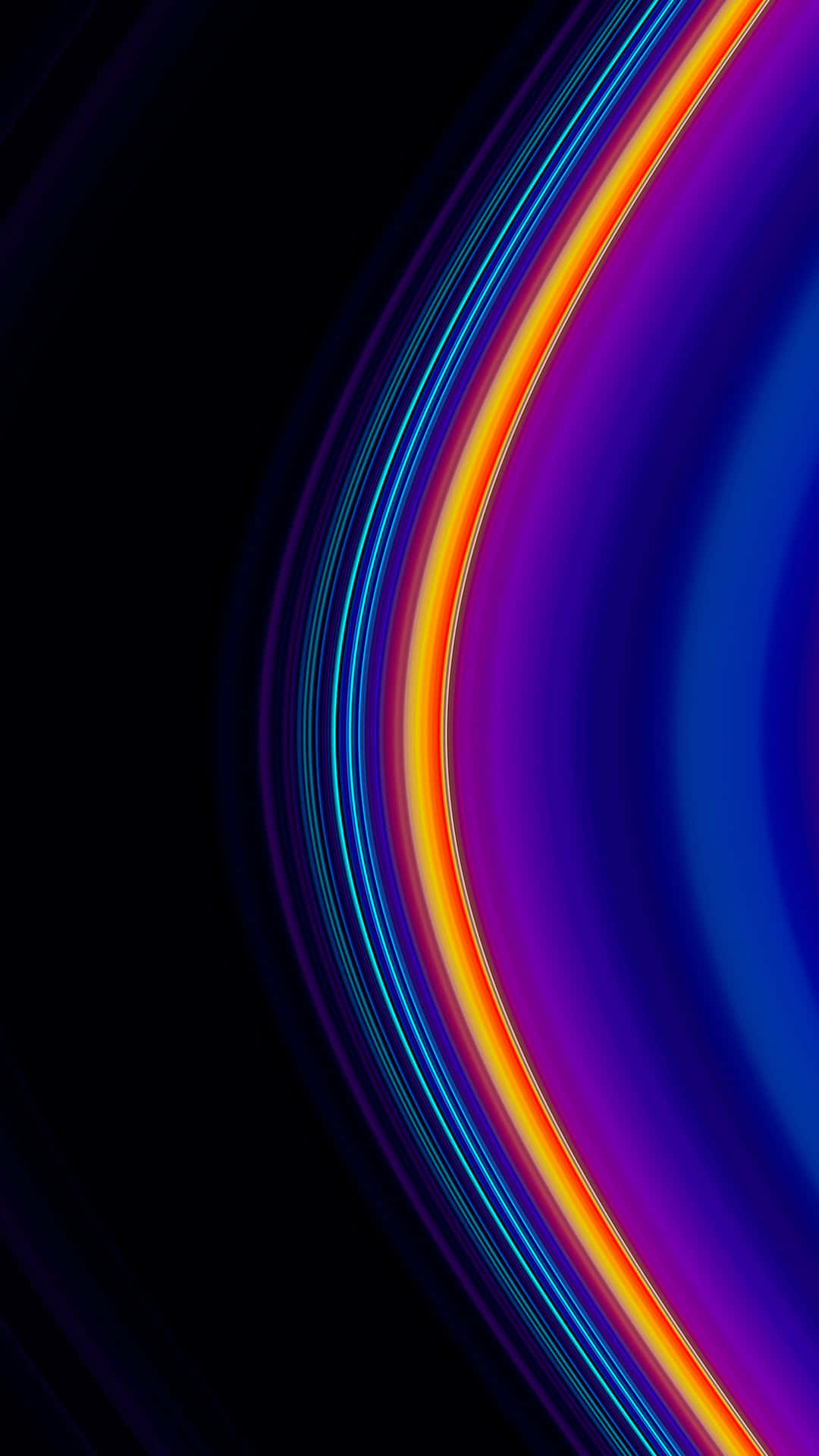 Et farverigt abstrakt baggrund med en regnbuefarvet linje Wallpaper