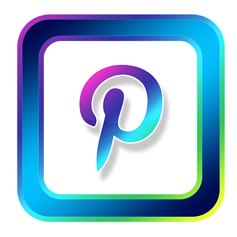 Colorful Pinterest Icon PNG