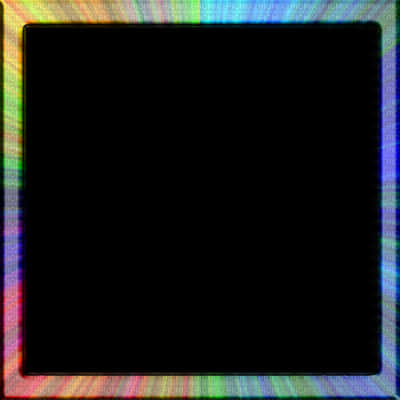 Colorful Pixelated Square Border PNG